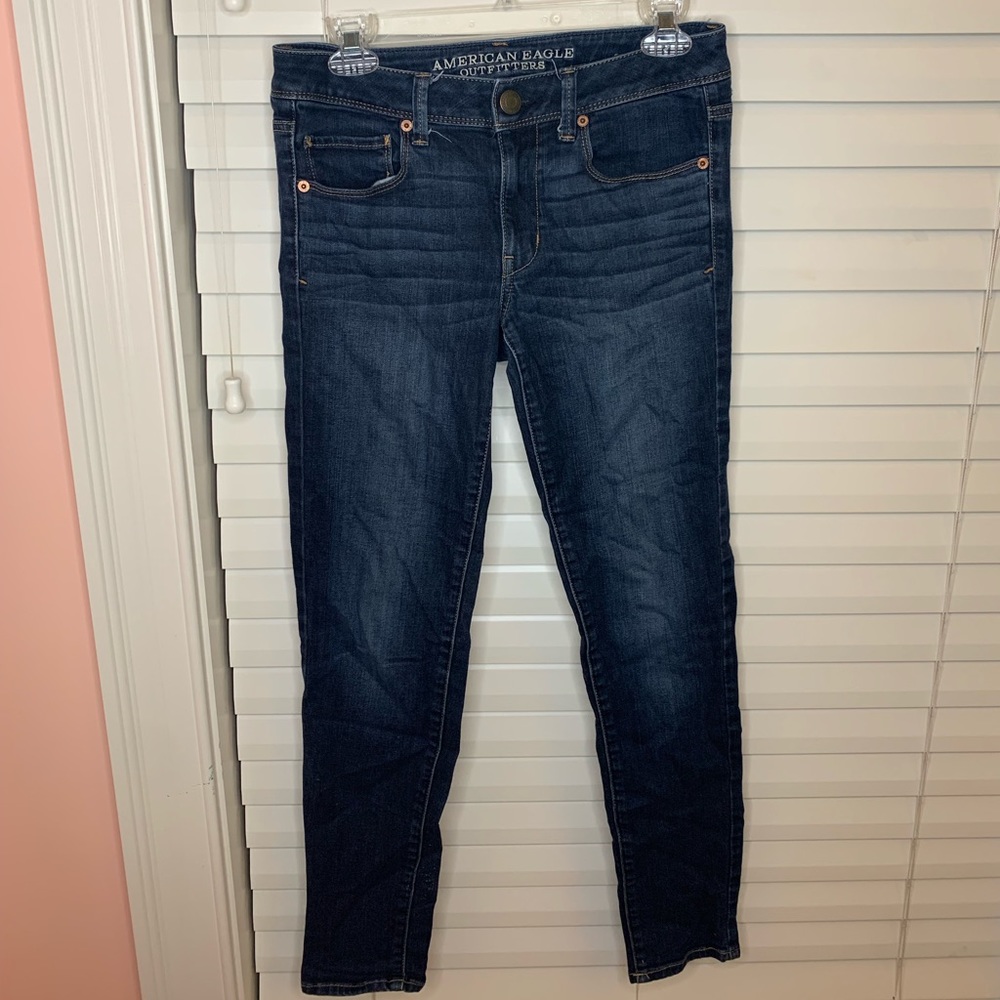 American Eagle Super Skinny Dark Wash Jeans
